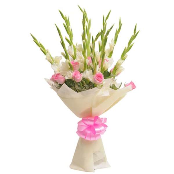 Gladiolus with Imported Roses